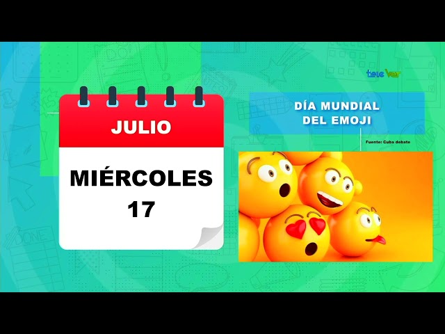 Día mundial del emoji.