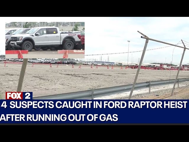 More than $1M in F-150 Raptor trucks stolen - suspects caught at gas station