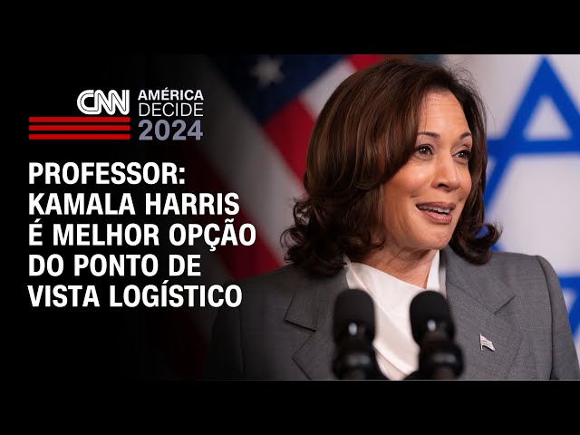 ⁣Professor: Kamala Harris é melhor opção do ponto de vista logístico | CNN PRIME TIME