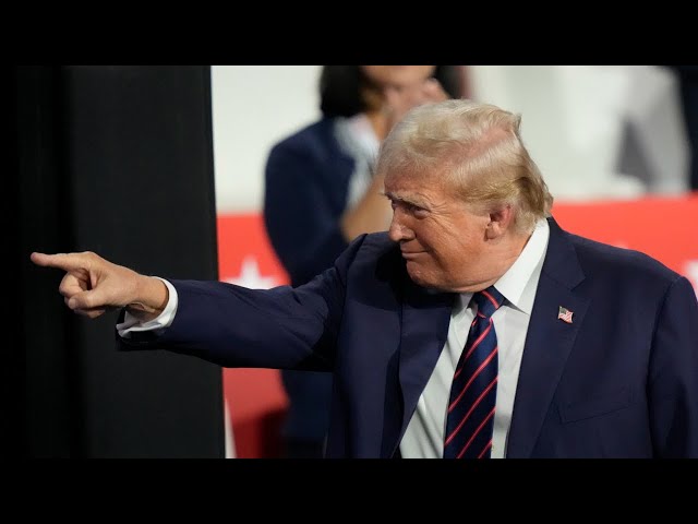 Crowd goes wild again as Donald Trump arrives for Day 3 of the RNC