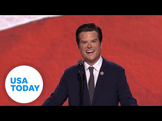 ⁣RNC: Matt Gaetz vows to be Trump's 'strongest ally in Congress' | USA TODAY