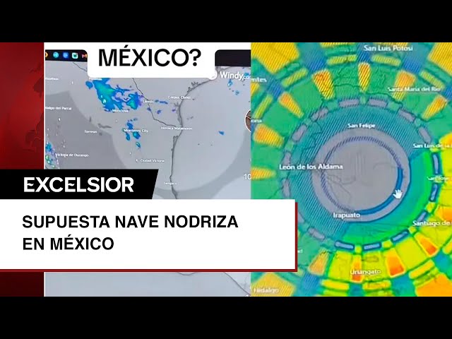 ⁣¿Qué es eso? Captan supuesta nave nodriza extraterrestre sobre México