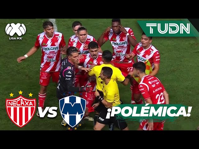 ¡GOL ANULADO, POLÉMICA y EXPULSIÓN en 5 minutos! | Necaxa 1-0 Monterrey | Liga Mx -AP2024 - J3 |TUDN