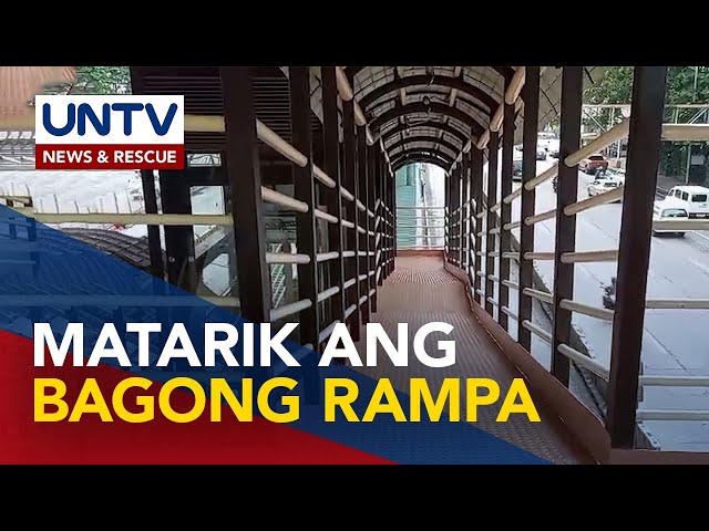 ⁣Ramp sa bagong EDSA Busway station, nag-viral; MMDA, aminadong hindi perpekto ang disenyo