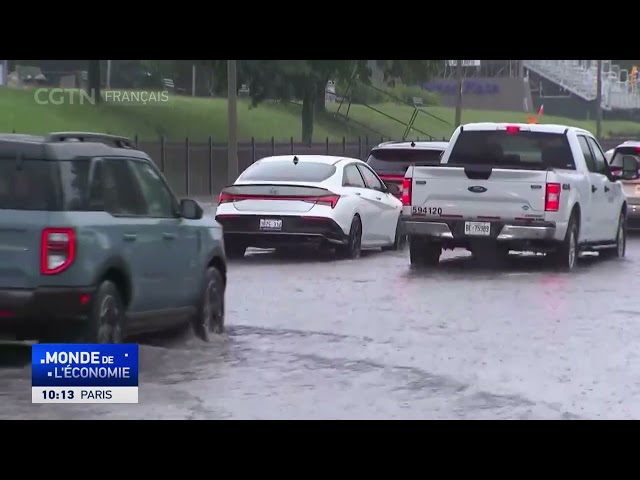 ⁣Canada：des crues soudaines et des pannes d'électricité affectent Toronto