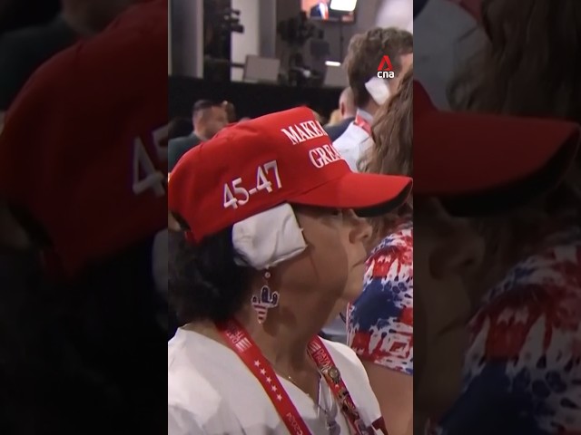 ⁣Trump supporters sport ear bandages to show solidarity