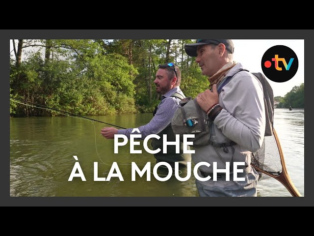 ⁣Jolis coins de pêche : pêche à la mouche à Magnac-sur-Touvre