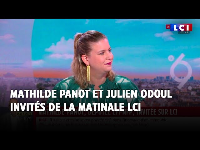 Mathilde Panot, députée LFI-NFP et Julien Odoul, député RN, invités de la matinale LCI