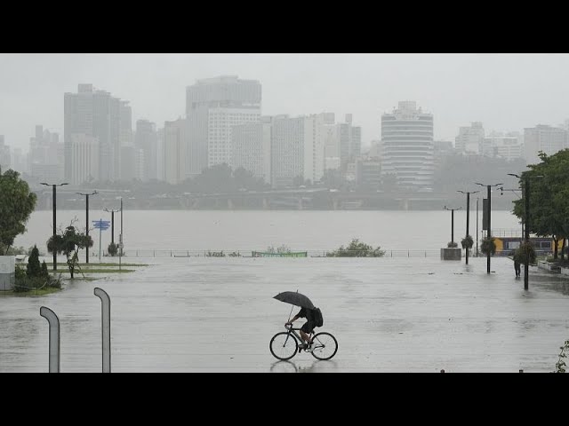 No comment : des pluies torrentielles s'abattent au nord de la Corée du Sud