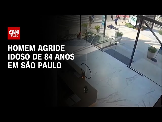 ⁣Homem agride idoso de 84 anos em São Paulo | CNN NOVO DIA