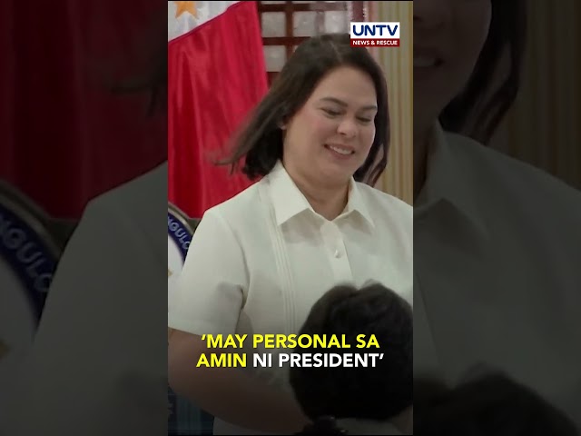 ⁣VP Sara: Personal at trabaho ang dahilan ng pag-alis sa DepEd at walang kinalaman kay FL Liza