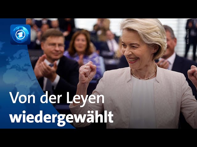 ⁣Ursula von der Leyen bleibt EU-Kommissionspräsidentin