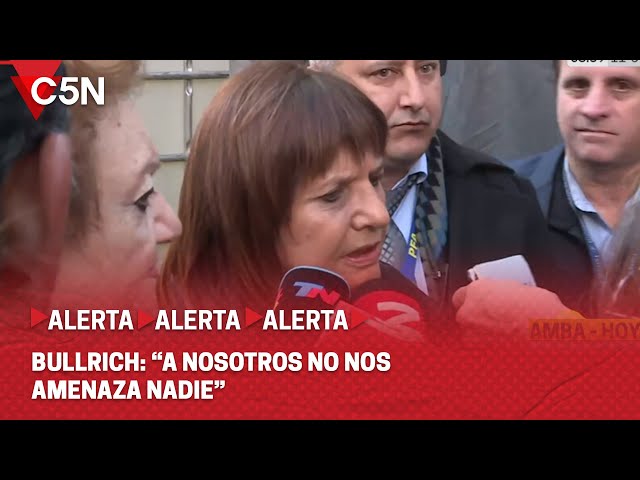 ⁣FUERTE AMENAZA de TEHERÁN al GOBIERNO, HABLA BULLRICH: "A NOSOTROS NO NOS AMENAZA NADIE"