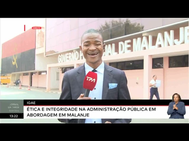 ⁣IGAE - Ética e integidade na Administração Pública em abordagem em Malanje