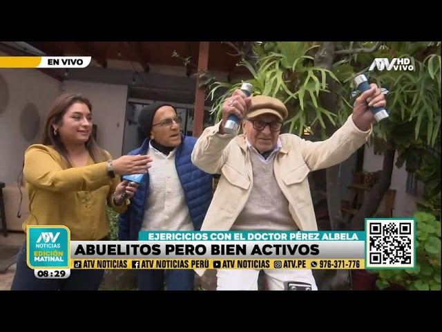 Dr. Pérez Albela revela los secretos para mantenerse activos hasta los 100 años