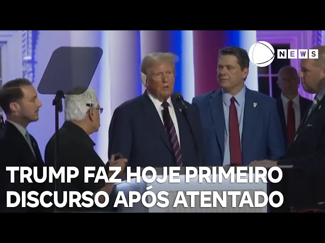 Trump faz hoje primeiro discurso público após atentado