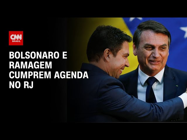 Bolsonaro e Ramagem cumprem agenda no RJ | LIVE CNN