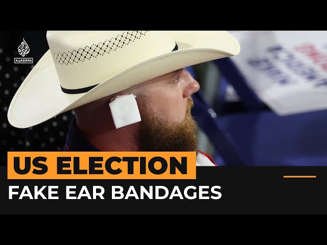 ⁣Delegates wear Trump-style ear bandages at the RNC | Al Jazeera Newsfeed