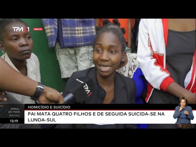 ⁣Homicídio e suicídio - Pai mata quatro filhos e de seguida suicida-se na Lunda-Sul