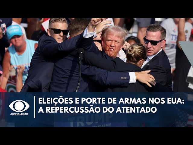 Como o atentado ao Trump pode interferir nas campanhas das eleições americanas | Live