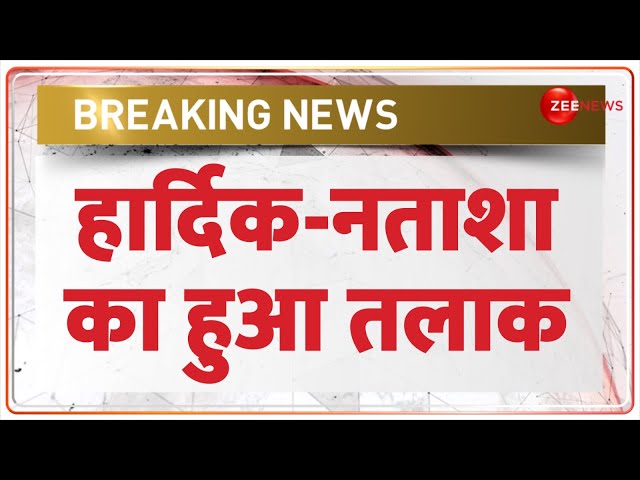 ⁣Breaking News: हार्दिक-नताशा का हुआ तलाक | Hardik Pandya Divorce | Natasha Stankovic | Hindi News