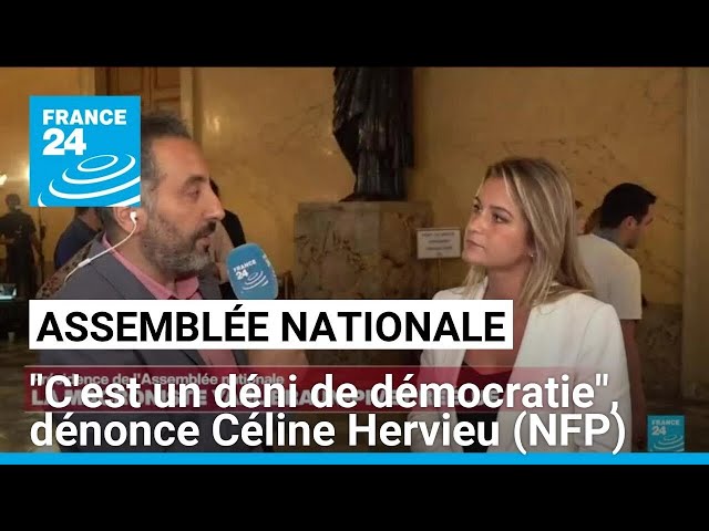 Céline Hervieu (NFP) dénonce un "déni de démocratie" après la réélection de Yaël Braun-Piv