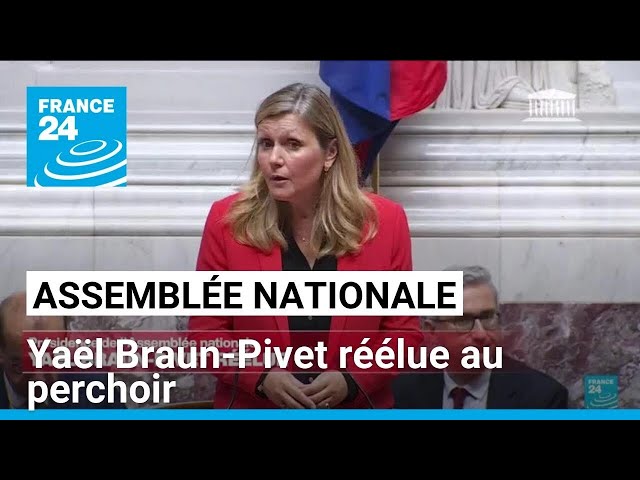 ⁣"Nous devons nous entendre et coopérer" : Yaël Braun-Pivet, réélue présidente de l'As