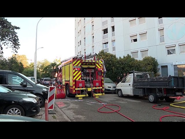 ⁣Brand in Hochhaus: Staatsanwaltschaft in Nizza nimmt Ermittlungen auf