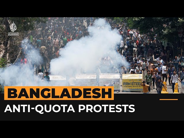 Violent and fatal anti-quota protests rock Bangladesh | Al Jazeera Newsfeed