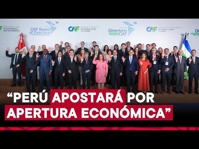 Presidenta Dina Boluarte: Perú seguirá apostando por la integración y la apertura económica