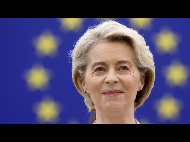 Ursula von der Leyen re-elected as EU chief for second term