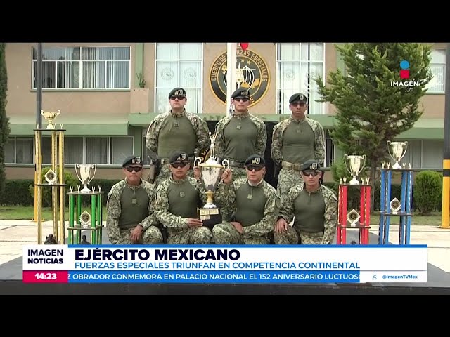 ⁣Las Fuerzas Especiales del Ejército Mexicano ganan la competencia Fuerza Comando