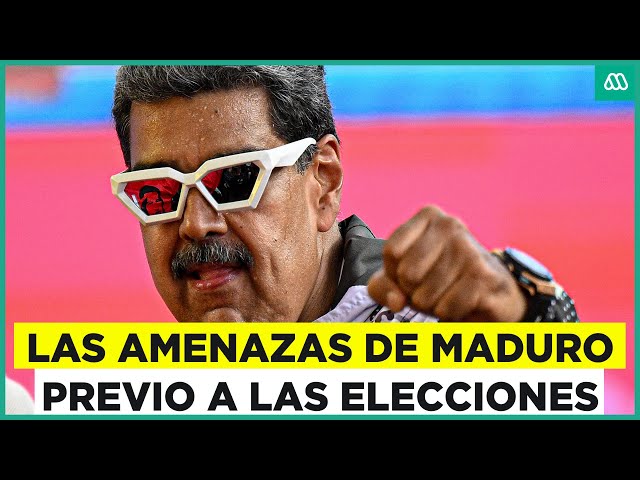 "Un baño de sangre": Maduro advierte una guerra civil de no ganar las elecciones en Venezu