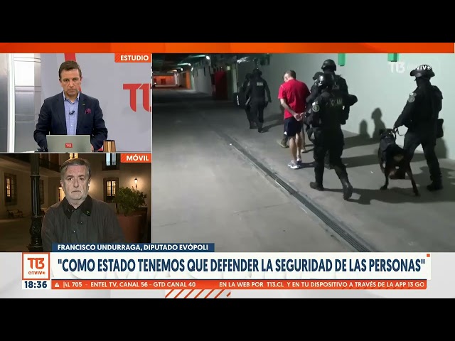 Diputado Undurraga (Evópoli): "Como Estado tenemos que defender la seguridad de las personas&qu