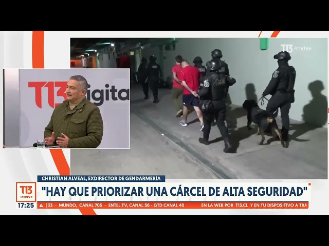 Exdirector de Gendarmería: "Hay que tener un refuerzo tecnológico en las cárceles"