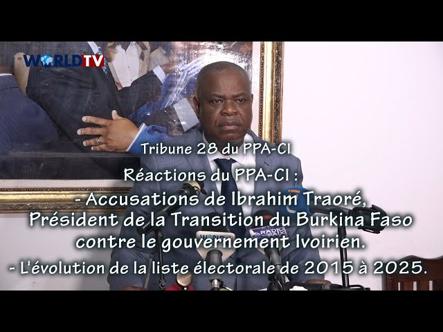 Réactions PPACI: Accusation du Pr. Ibrahim Traoré contre le gouvernement Ivoirien- Liste électorale