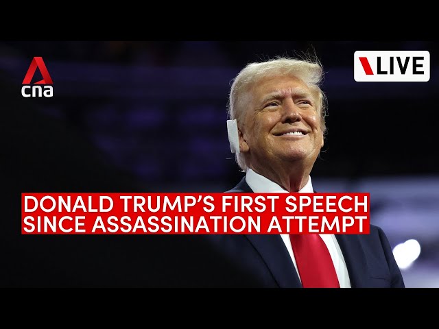 [LIVE] Donald Trump's first speech since assassination attempt