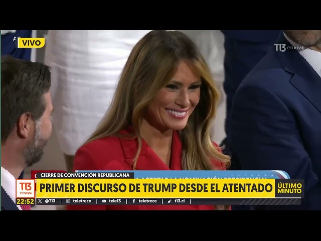 Primer discurso de Donald Trump desde el atentado