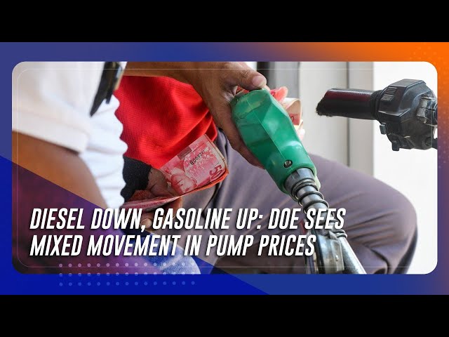 ⁣Diesel down, gasoline up: DOE sees mixed movement in pump prices | TeleRadyo Serbisyo