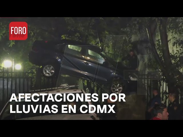 En vivo: Autos arrastrados por inundaciones en Cdmx