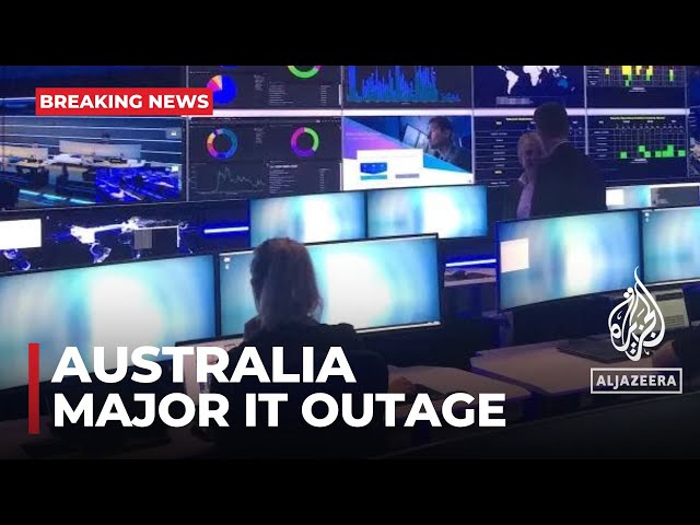 ⁣Australia struck by major IT outage, hitting banks, media, telecoms