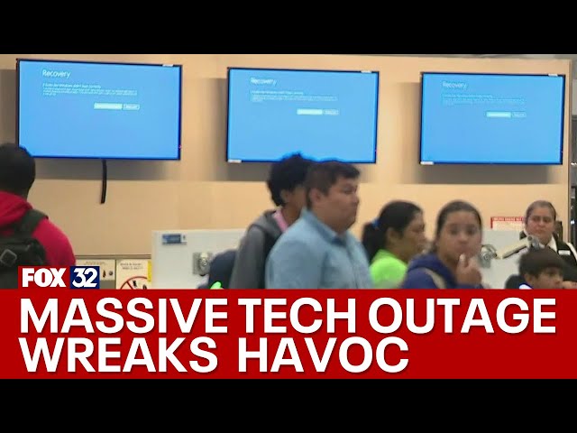 Global technology outage impacting airlines, banks, media