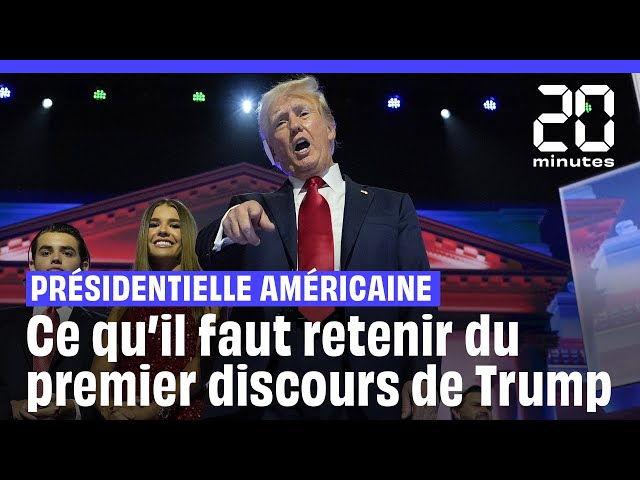 Présidentielle américaine : Trump accepte sa nomination en tant que candidat à l’élection