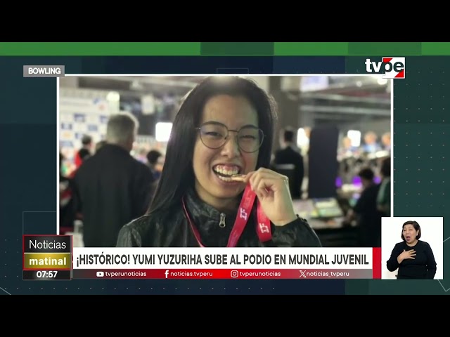 ¡Histórico! Yumi Yuzuriha gana la primera medalla para el Perú en un Mundial Juvenil de Bowling