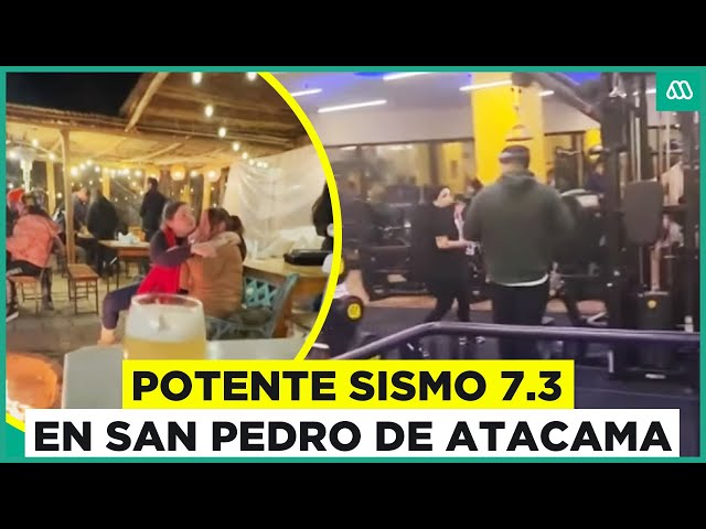 ⁣Potente sismo 7,3 en San Pedro de Atacama: Más de 30 réplicas en norte de Chile