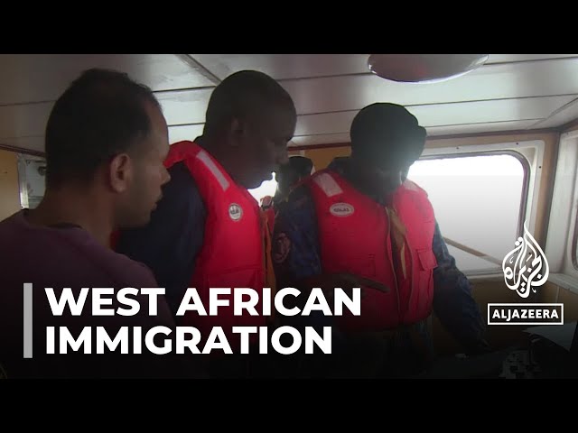 West Africa migration: Coastguards struggle to cope with surge in crossings