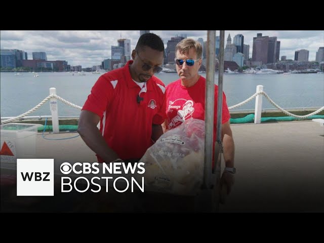 ⁣Meteorologist works with Boston's Sausage Guy for a day