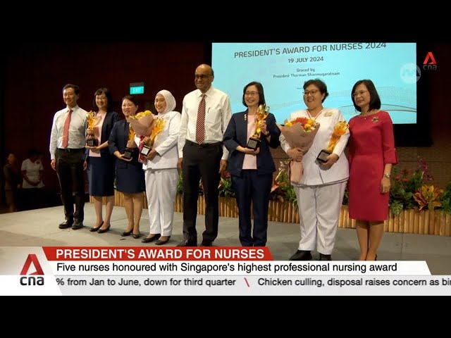 ⁣5 honoured with President's Award for Nurses