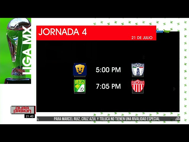 Da inicio la jornada 4 de la Liga MX con los siguientes encuentros.