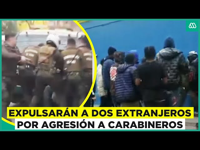 Expulsarán a dos extranjeros que agredieron a Carabineros en Barrio Franklin